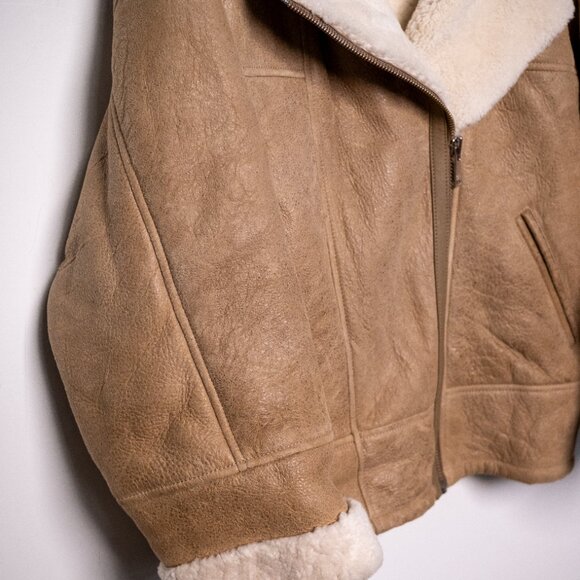 Maje Shearling Coat - Picture 2 of 4